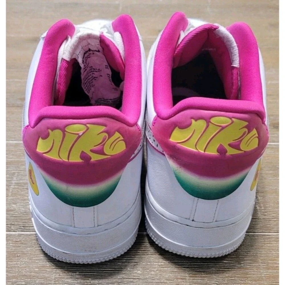 Size 12 - Nike Air Force 1 '07 LX Dragon Fruit Women's Shoes Pink White
